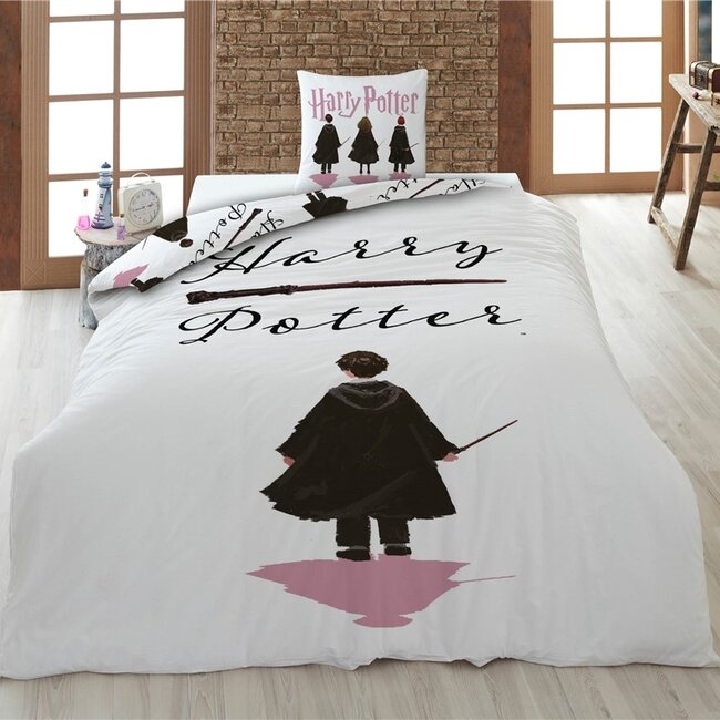 Harry Potter dekbedovertrek Toverstaf - 140x200 cm + 65x65 cm