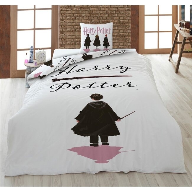Harry Potter dekbedovertrek Toverstaf - 140x200 cm + 65x65 cm