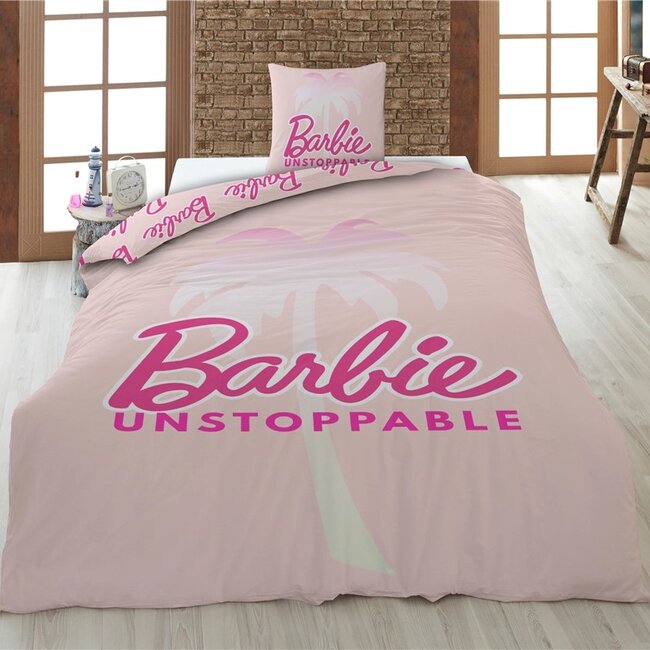 Microvezel dekbedovertrek Barbie Unstoppable - 140x200 + 65x65cm