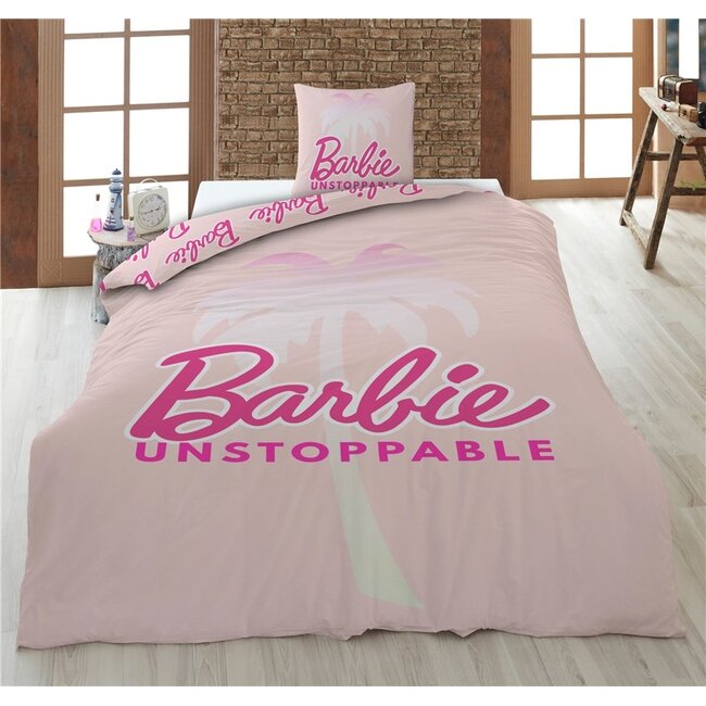 Microvezel dekbedovertrek Barbie Unstoppable - 140x200 + 65x65cm