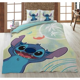 Disney & Licentie Katoen kinderdekbedovertrek Stitch - Chili Vibes - eenpersoons