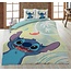 Katoen kinderdekbedovertrek Stitch Chili Vibes - 140x200 cm – 65x65 cm