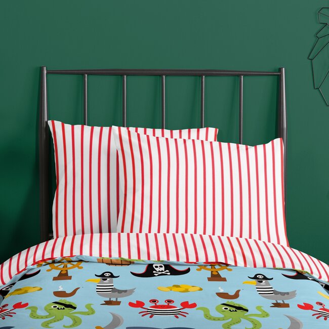 Ledikant dekbedovertrek Caribbean - katoen - 100x135 + 40x60 cm