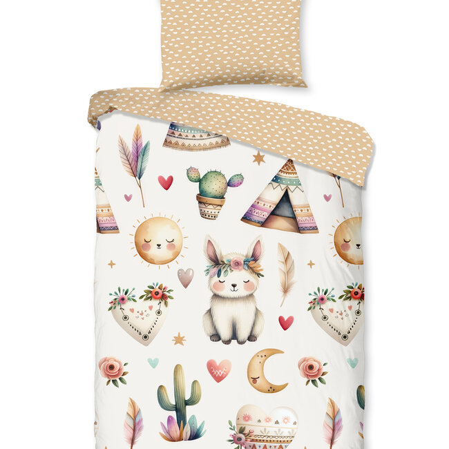 Ledikant dekbedovertrek Luz - 100x135 + 40x60 cm