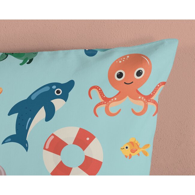 Microvezel dekbedovertrek Sailor - eenpersoons