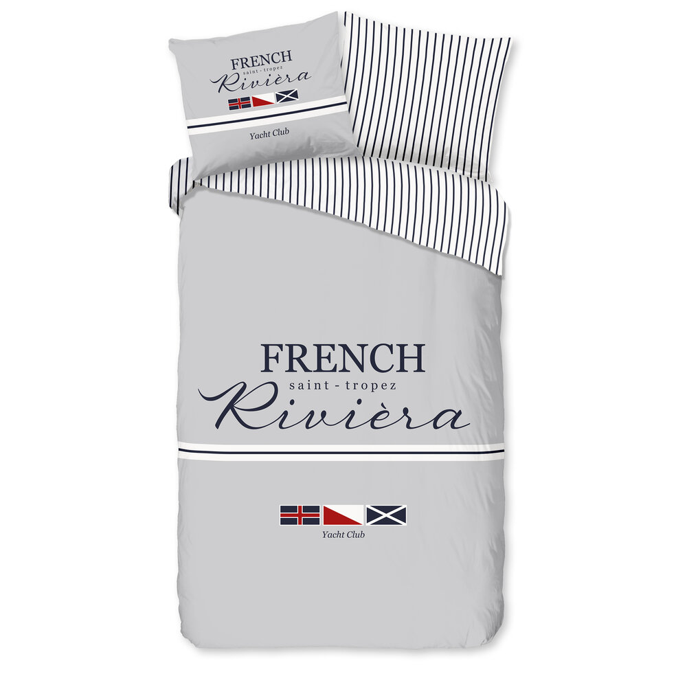 Rivièra Maison Dekbedovertrek Floral Flowers | Rood | Bloemen