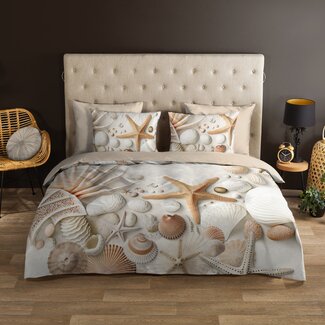 Good Morning Katoen dekbedovertrek Cote schelpen