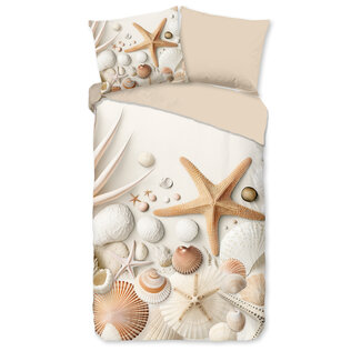 Good Morning Katoen dekbedovertrek Cote schelpen