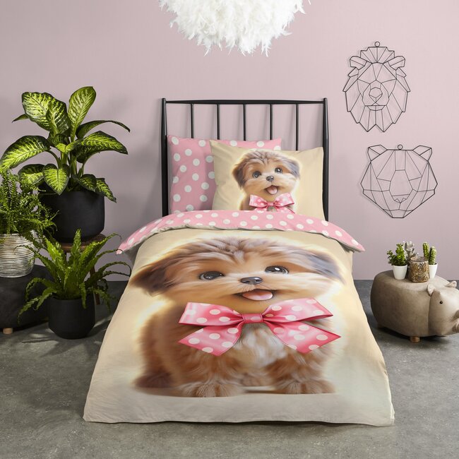 Microvezel kinderdekbedovertrek Bobi - 140x220 + 60x70 cm