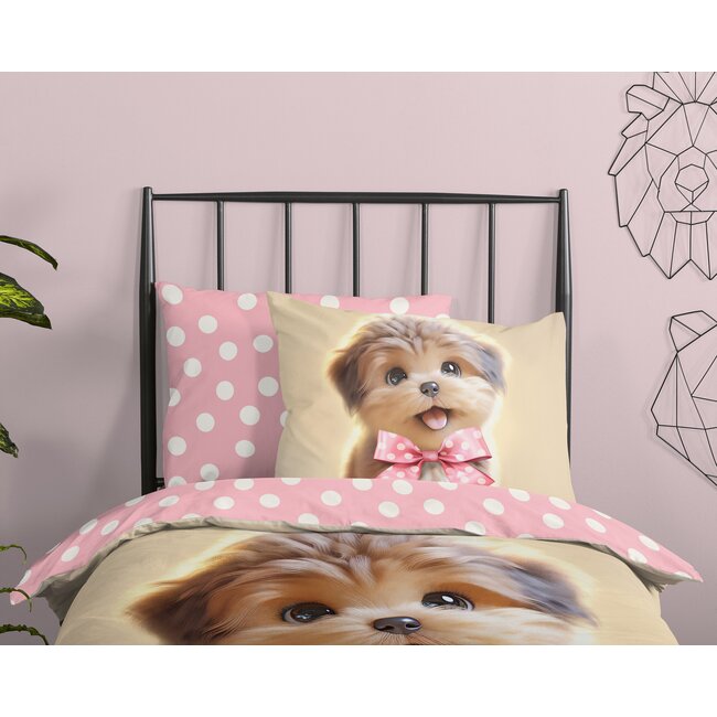 Microvezel kinderdekbedovertrek Bobi - 140x220 + 60x70 cm