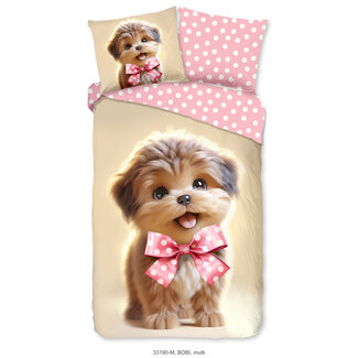 Pure Microvezel kinderdekbedovertrek Bobi - eenpersoons