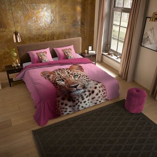 Pure Microvezel dekbedovertrek Leona luipaard