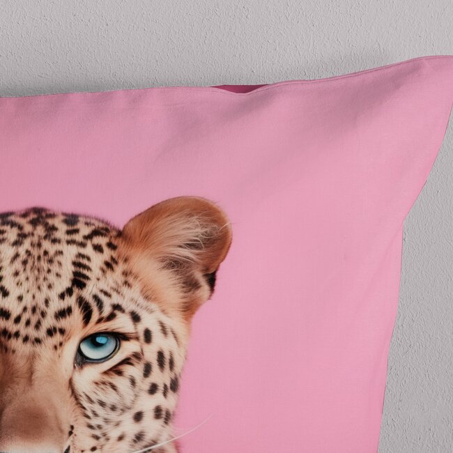 Microvezel dekbedovertrek Leona luipaard