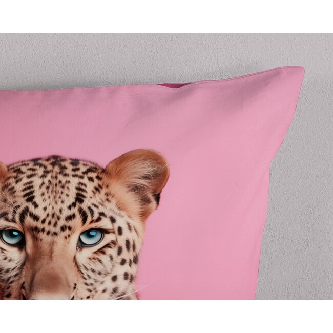 Microvezel dekbedovertrek Leona luipaard