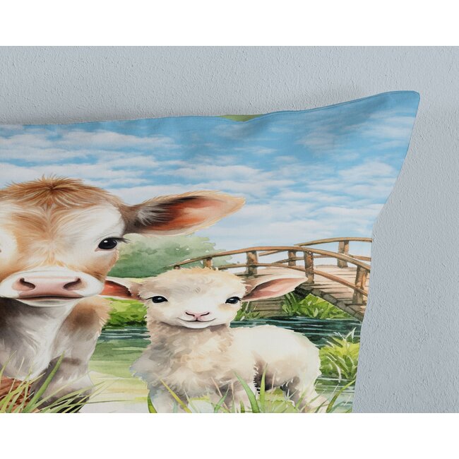 Microvezel kinderdekbedovertrek Farm - 140x220 + 60x70 cm