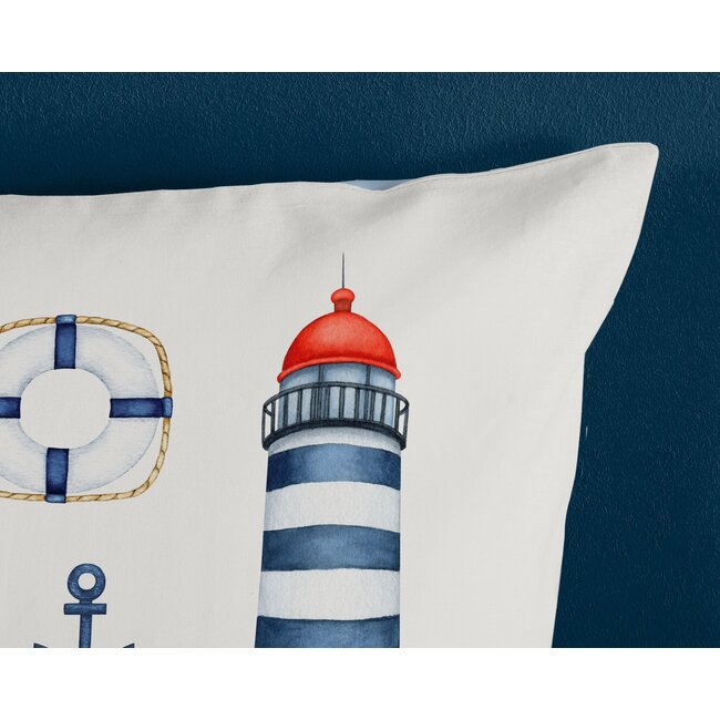 Dekbedovertrek Maritime - Microvezel - 140x220 + 60x70 cm