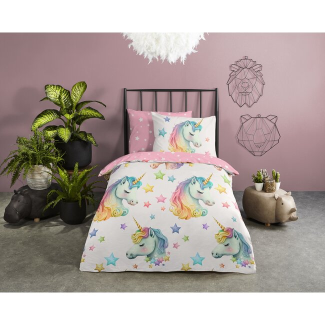 Microvezel kinderdekbedovertrek Fancy - 140x220 + 60x70 cm