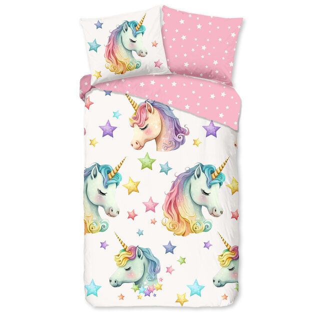 Microvezel kinderdekbedovertrek Fancy - 140x220 + 60x70 cm