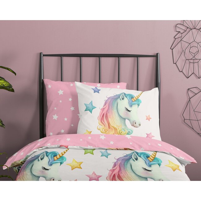 Microvezel kinderdekbedovertrek Fancy - 140x220 + 60x70 cm