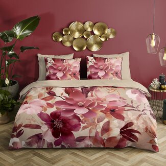 Descanso Katoen satijn dekbedovertrek Chaja