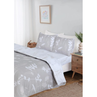 .Decoware® Dekbedovertrek Silhouette Leaves - Microvezel