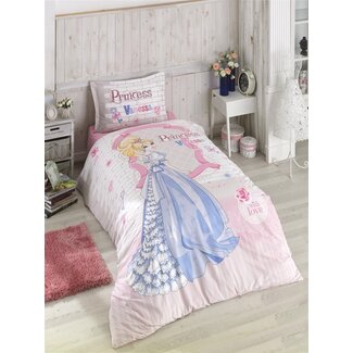 .Decoware® Katoen dekbedovertrek Crown - eenpersoons