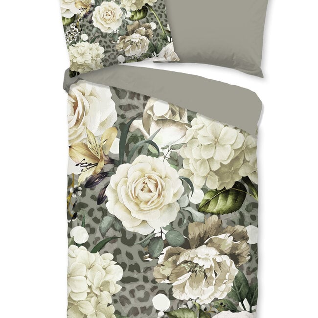 Microvezel dekbedovertrek Joy  bloemen