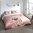 Microvezel dekbedovertrek Mopshond  & kitten - 1-persoons (140x220 + 60x70cm)
