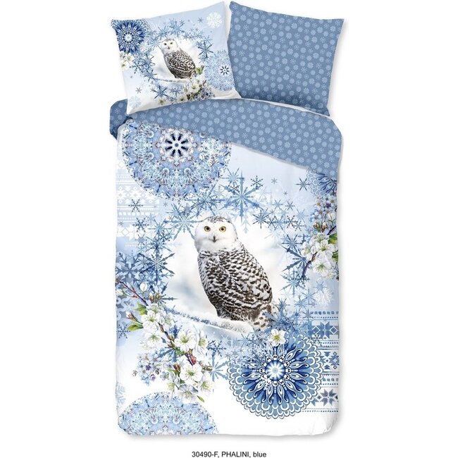 Flanel dekbedovertrek sneeuwuil