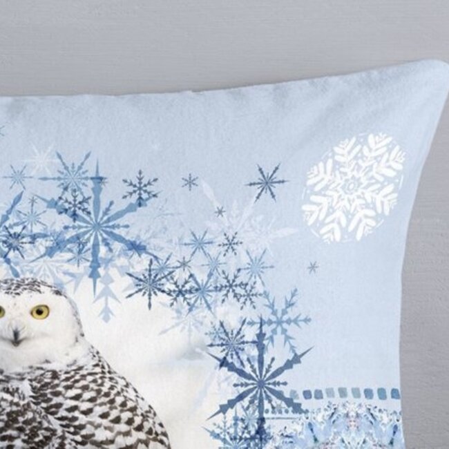 Flanel dekbedovertrek sneeuwuil