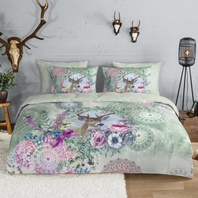 Flanel dekbedovertrek Romini