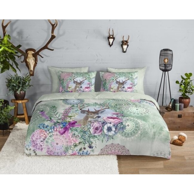 Flanel dekbedovertrek Romini