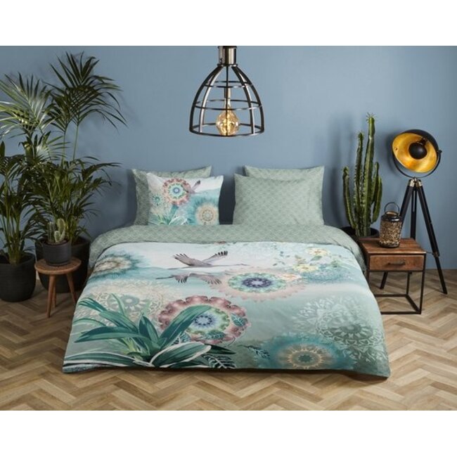 Katoen satijn dekbedovertrek Kimora