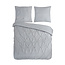 Dekbedovertrek Plooi - zilver - microvezel