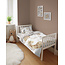 Ledikant dekbedovertrek Jungle Dieren - taupe - bamboe/katoen - 90x120 cm + 40x60 cm