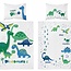 Ledikant dekbedovertrek Dinosaurs - bamboe/katoen