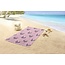 Strandlaken Pink Heart - handdoek 75x150 cm