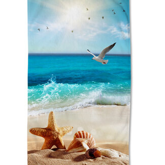 Good Morning Strandlaken Sealife - handdoek 100x180 cm