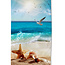 Strandlaken Sealife - handdoek 100x180 cm