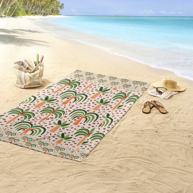 Strandlaken Palmbomen  - handdoek 100x180 cm