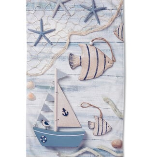 Good Morning Strandlaken Maritiem - handdoek 100x180 cm