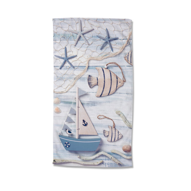 Strandlaken Maritiem - handdoek 100x180 cm