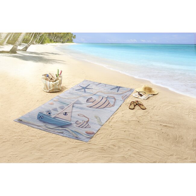 Strandlaken Maritiem - handdoek 100x180 cm