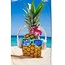 Strandlaken Summer Pineapple - handdoek 100x180 cm