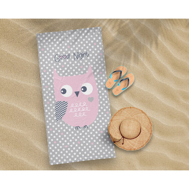 Strandlaken Good Night - handdoek 70x140 cm
