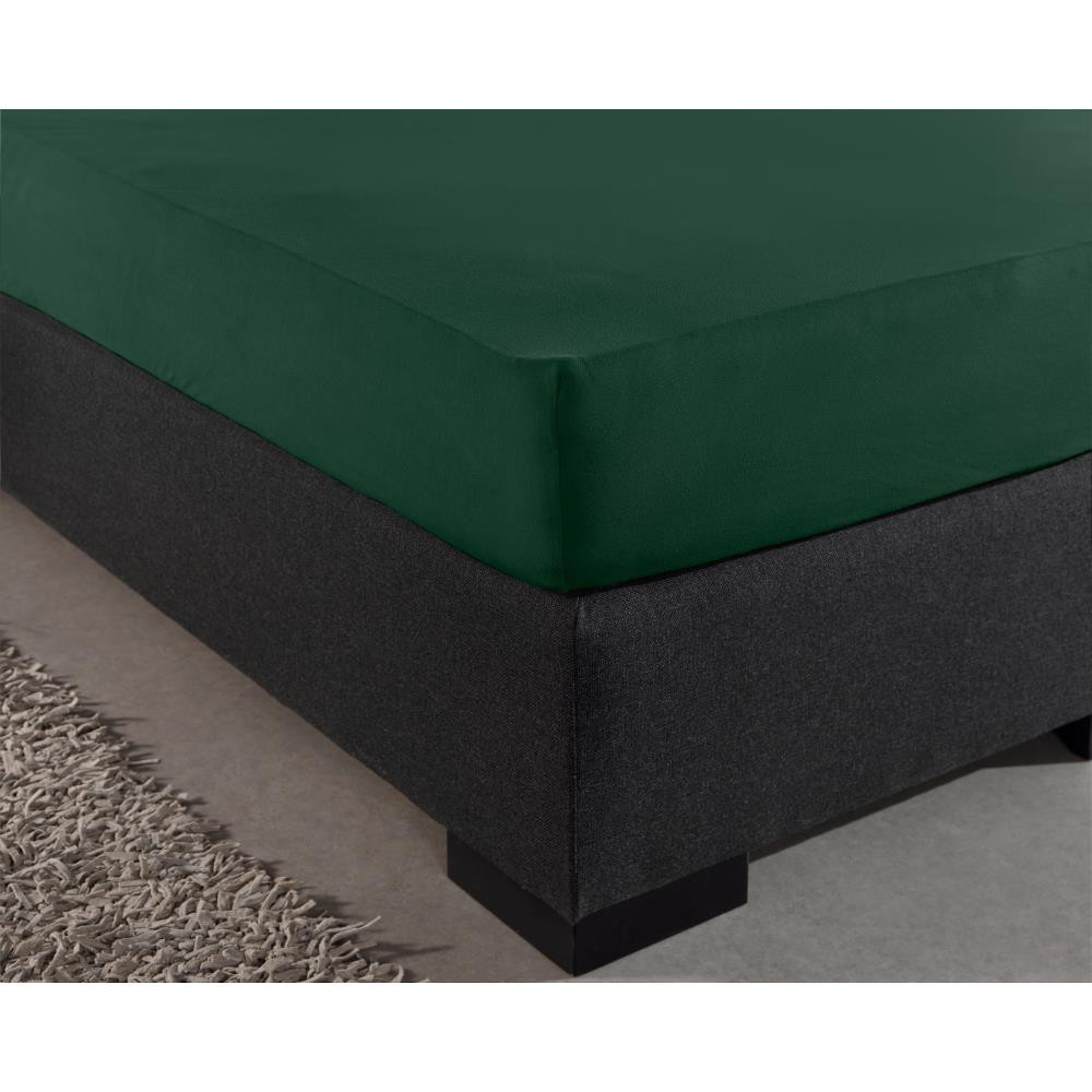 Hoeslaken - dubbel jersey - groen