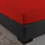 Hoeslaken - enkel jersey 135gr - rood