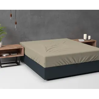 Dreamhouse Hoeslaken - flanel - taupe