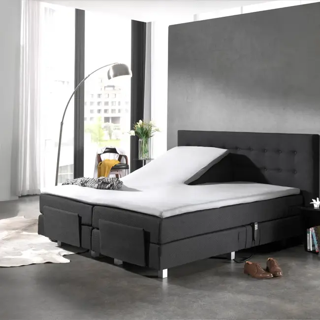 Splittopper hoeslaken - katoen - wit