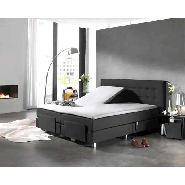 Splittopper hoeslaken - katoen - wit